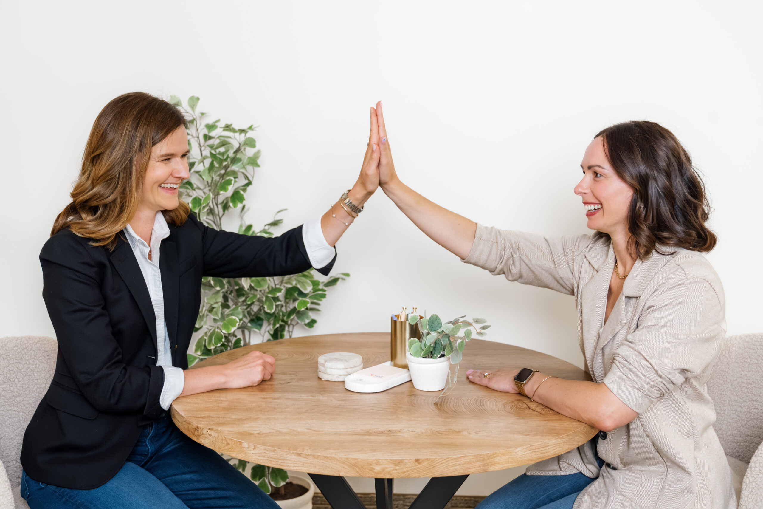 VP and CEO at Ignite high-fiving