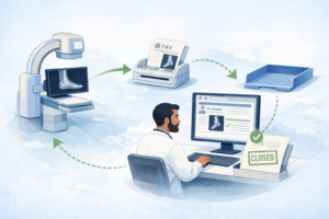 Provider ordering an ankle x-ray